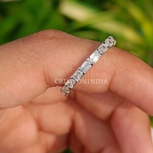 Baguette Cut Wedding Band